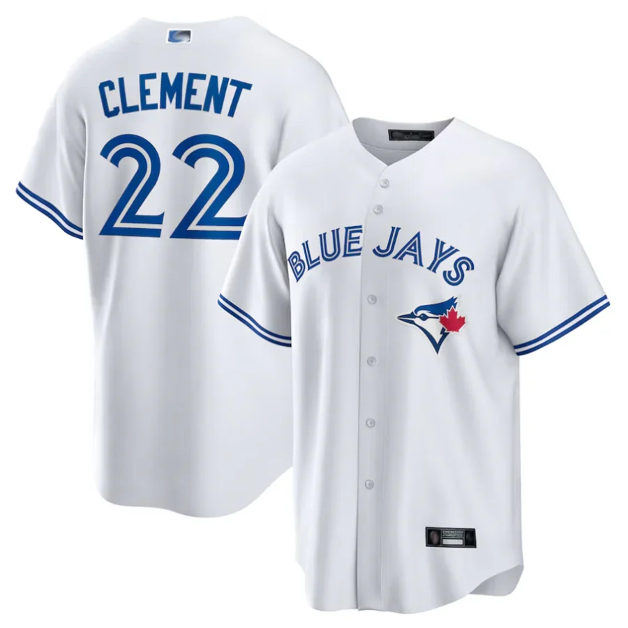 Ernie Clement Toronto Blue Jays Jersey - White