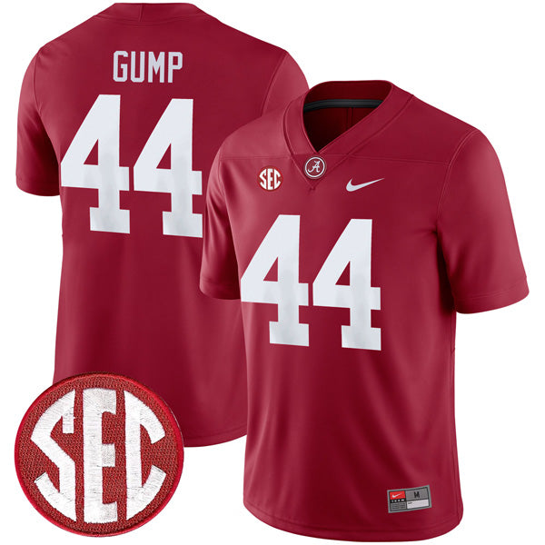 Forrest Gump Alabama Crimson Tide Jersey - Crimson