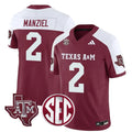 Johnny Manziel Texas A&M Aggies Football Alternate Jersey – Maroon