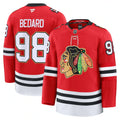 Connor Bedard Chicago Blackhawks Centennial Premium Jersey - Red