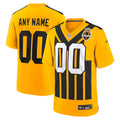 Custom Pittsburgh Steelers Alternate 1933 Throwback Jersey - Gold